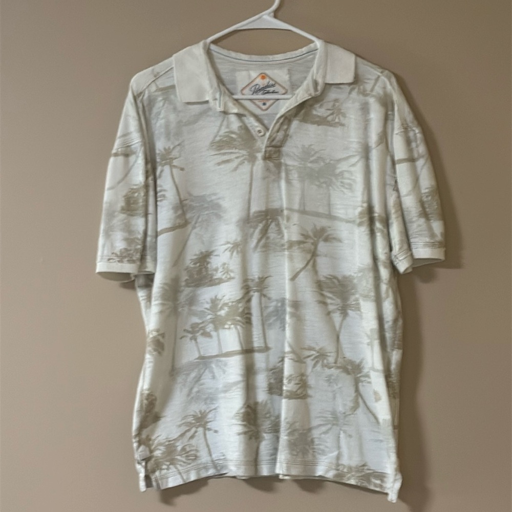 Paradise Collection M Men’s Short Sleeve Tropical Polo Shirt
